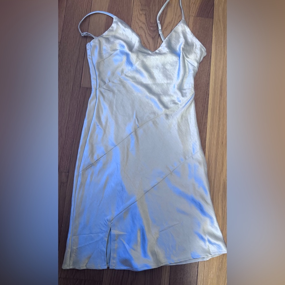 Princess Polly Light Blue Mini Dress